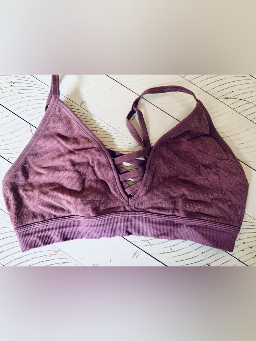 Victoria’s Secret PINK Dusty Rose and Gold Bralette